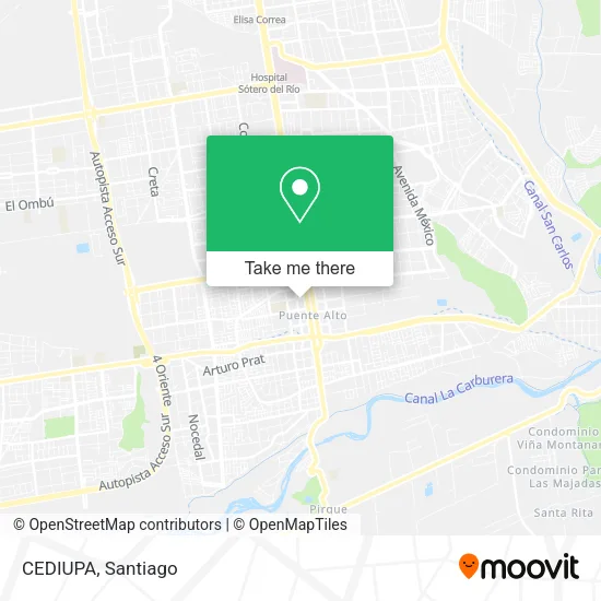 CEDIUPA map