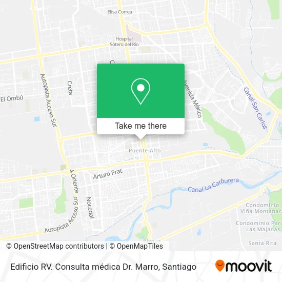 Edificio RV. Consulta médica Dr. Marro map