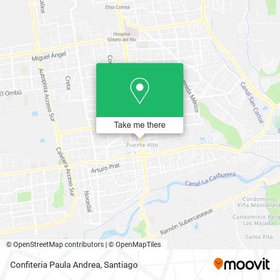 Confiteria Paula Andrea map