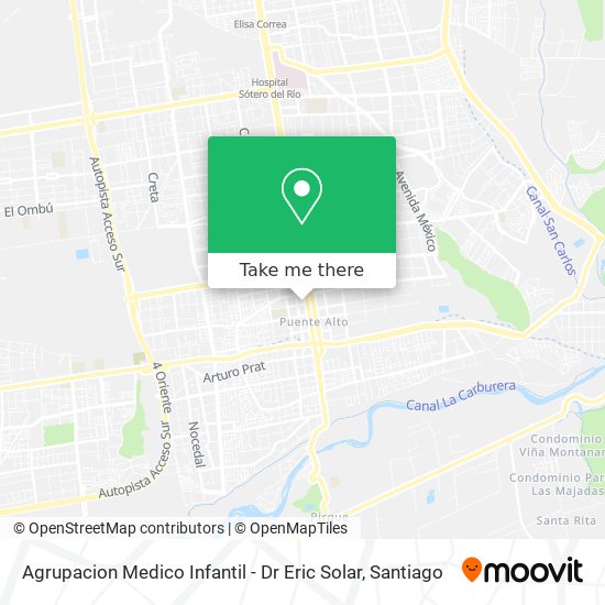 Agrupacion Medico Infantil - Dr Eric Solar map