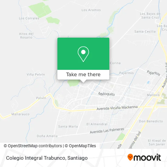 Colegio Integral Trabunco map