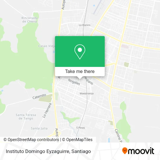 Instituto Domingo Eyzaguirre map