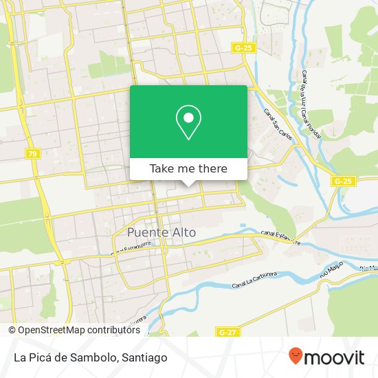 La Picá de Sambolo map