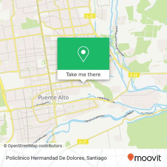 Policlinico Hermandad De Dolores map