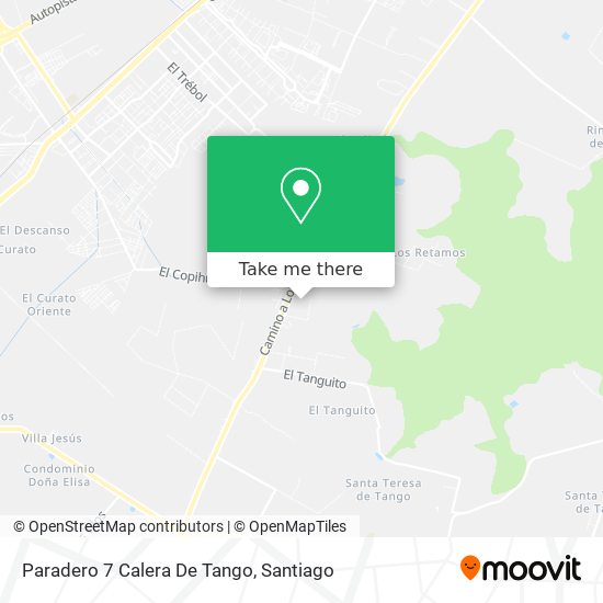 Paradero 7 Calera De Tango map