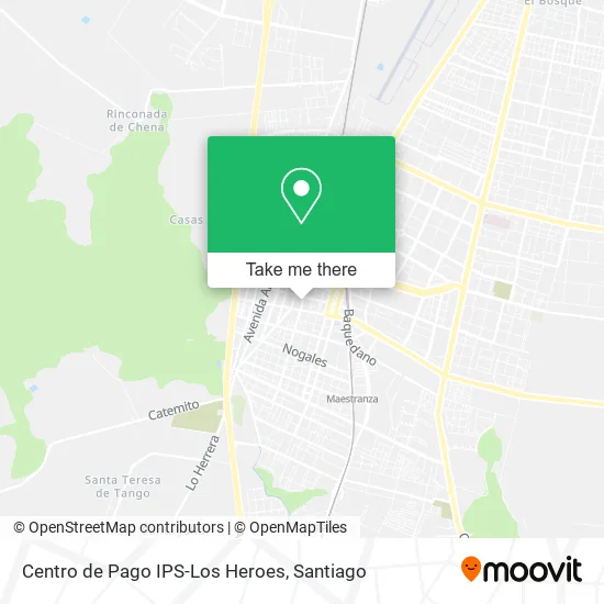 Centro de Pago IPS-Los Heroes map