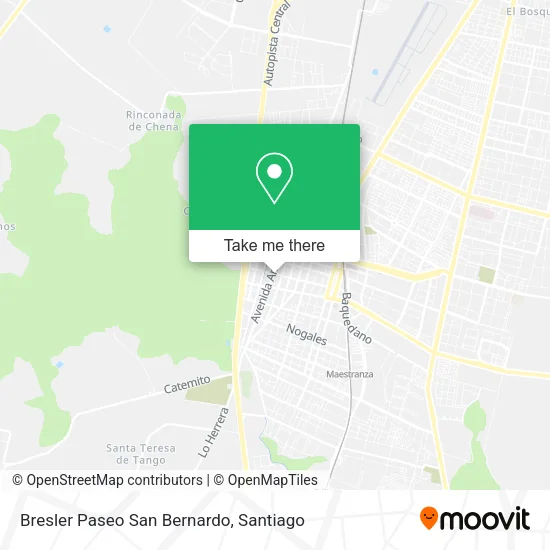 Bresler Paseo San Bernardo map