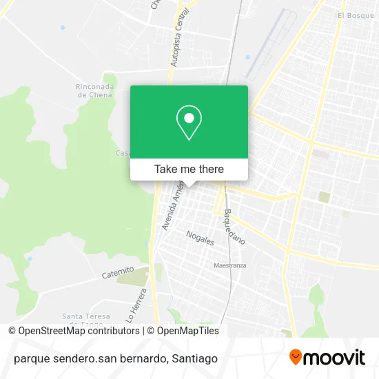 parque sendero.san bernardo map