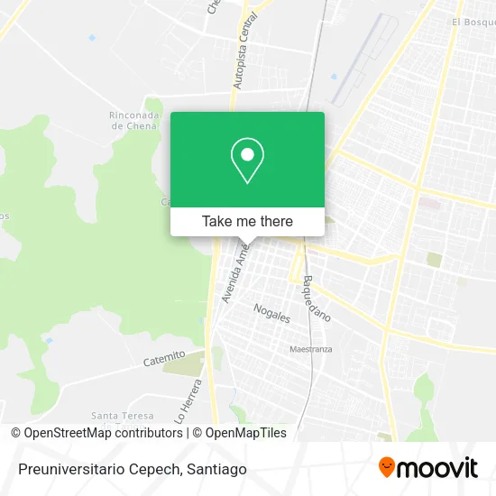 Preuniversitario Cepech map