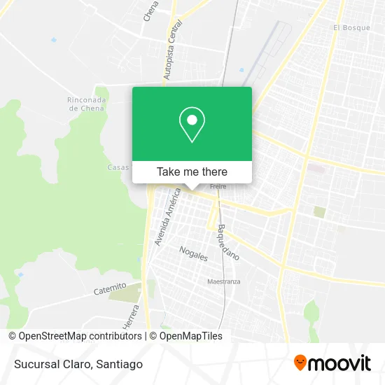 Sucursal Claro map