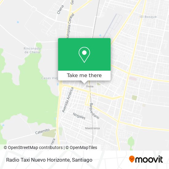 Radio Taxi Nuevo Horizonte map