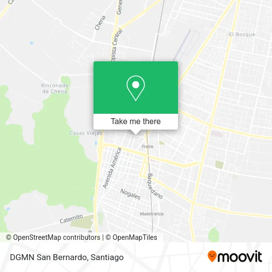 DGMN San Bernardo map