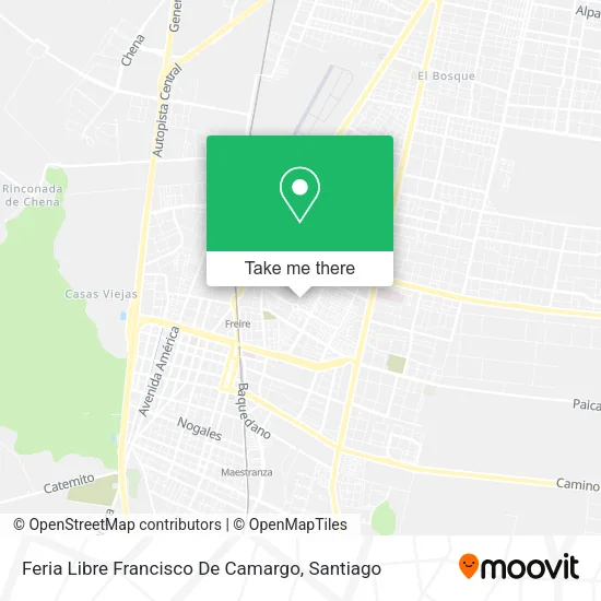Feria Libre Francisco De Camargo map