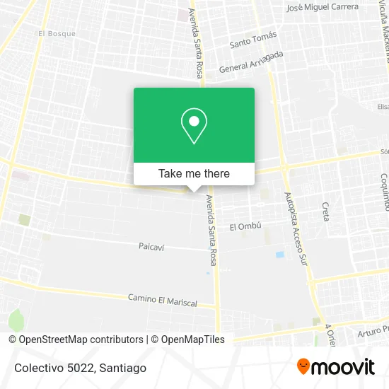 Colectivo 5022 map