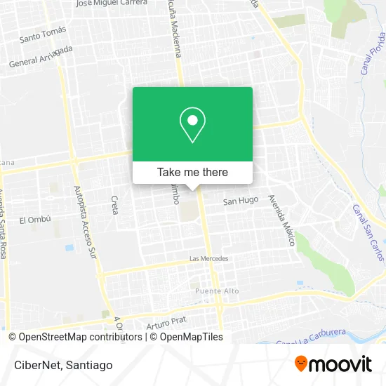 CiberNet map