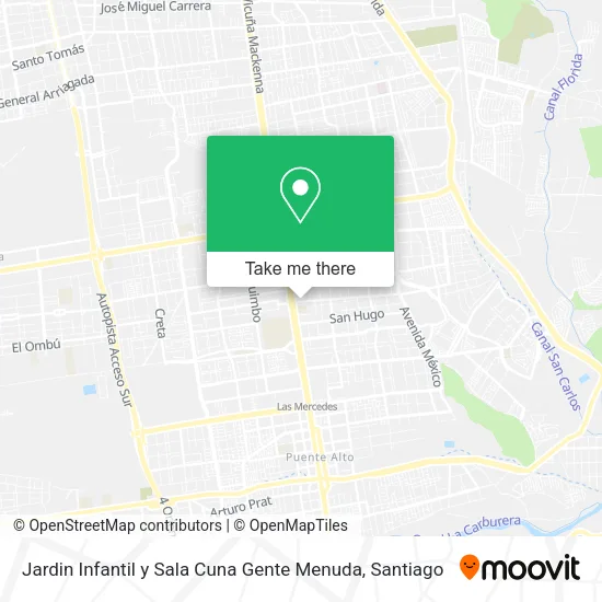 Jardin Infantil y Sala Cuna Gente Menuda map