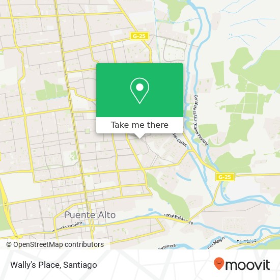 Wally's Place map