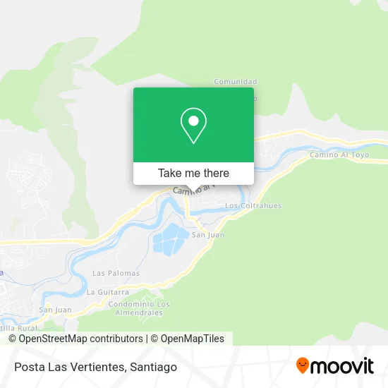 Posta Las Vertientes map