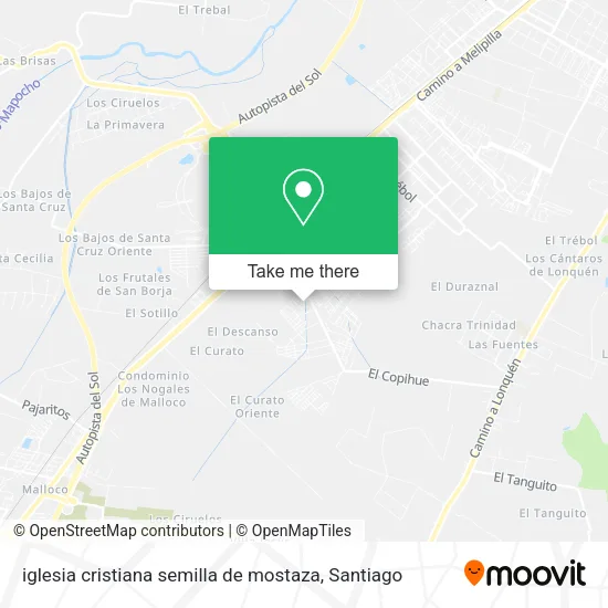 iglesia cristiana semilla de mostaza map