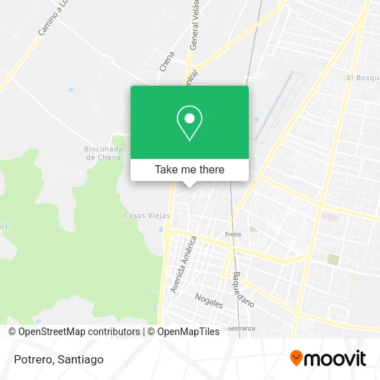 Potrero map