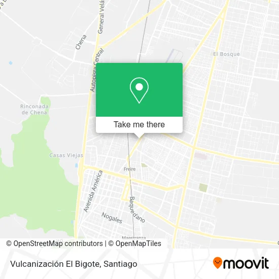 Vulcanización El Bigote map