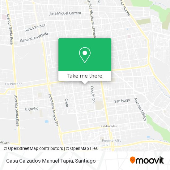 Casa Calzados Manuel Tapia map