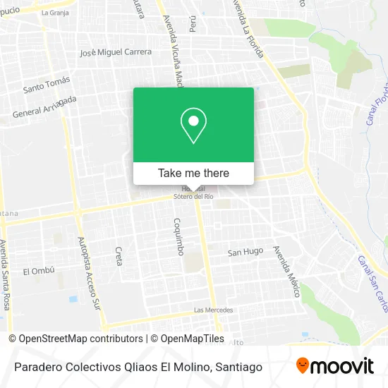 Paradero Colectivos Qliaos El Molino map