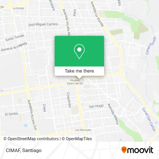 Mapa de CIMAF
