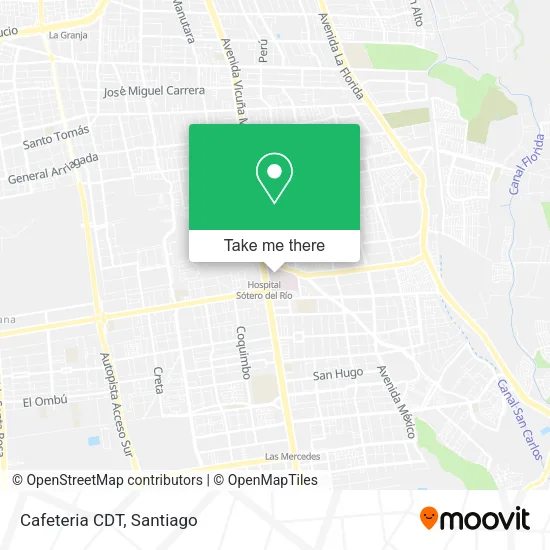 Cafeteria CDT map