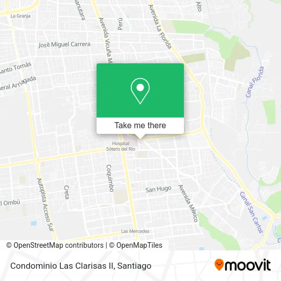 Condominio Las Clarisas II map
