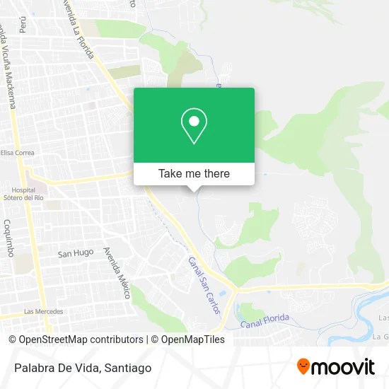 Palabra De Vida map