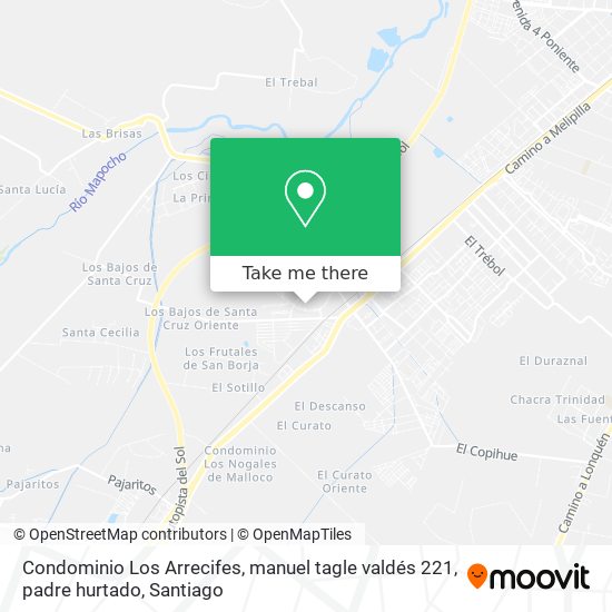 Condominio Los Arrecifes, manuel tagle valdés 221, padre hurtado map