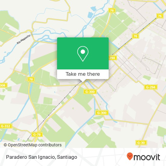 Paradero San Ignacio map