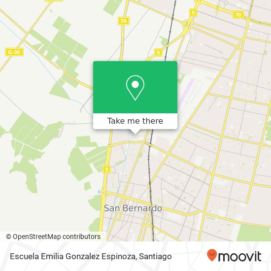 Escuela Emilia Gonzalez Espinoza map