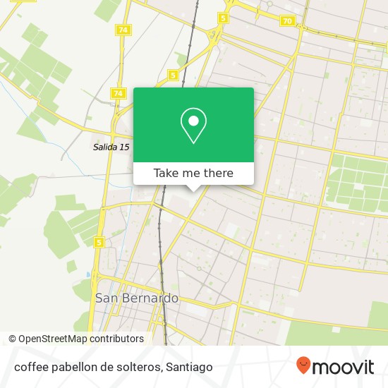Mapa de coffee pabellon de solteros