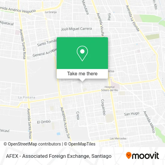AFEX - Associated Foreign Exchange map