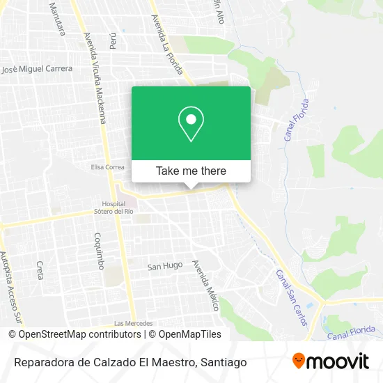 Reparadora de Calzado El Maestro map