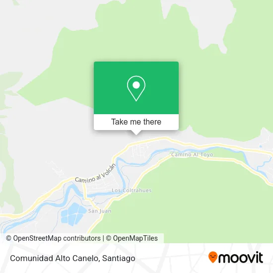 Comunidad Alto Canelo map