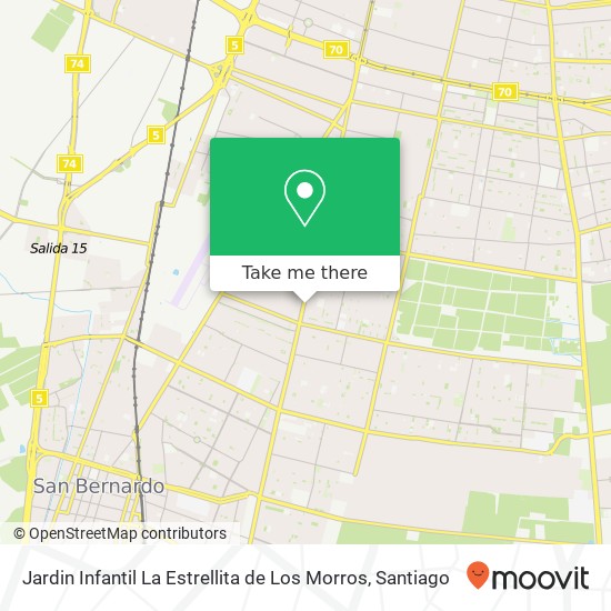 Jardin Infantil La Estrellita de Los Morros map