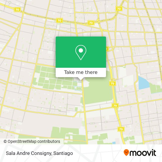 Sala Andre Consigny map