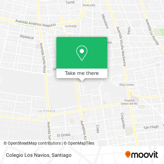 Colegio Los Navios map