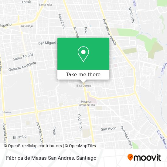 Fábrica de Masas San Andres map