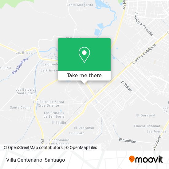 Villa Centenario map