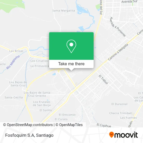 Fosfoquim S.A map