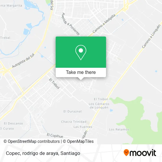 Copec, rodrigo de araya map