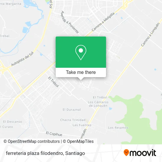 Mapa de ferreteria plaza filodendro