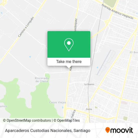 Aparcaderos Custodias Nacionales map
