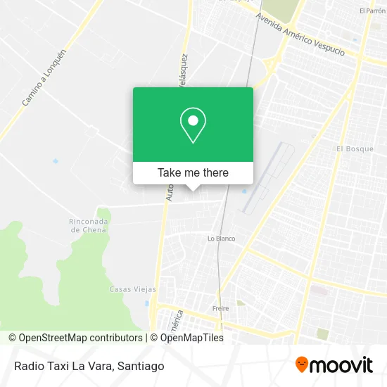 Mapa de Radio Taxi La Vara