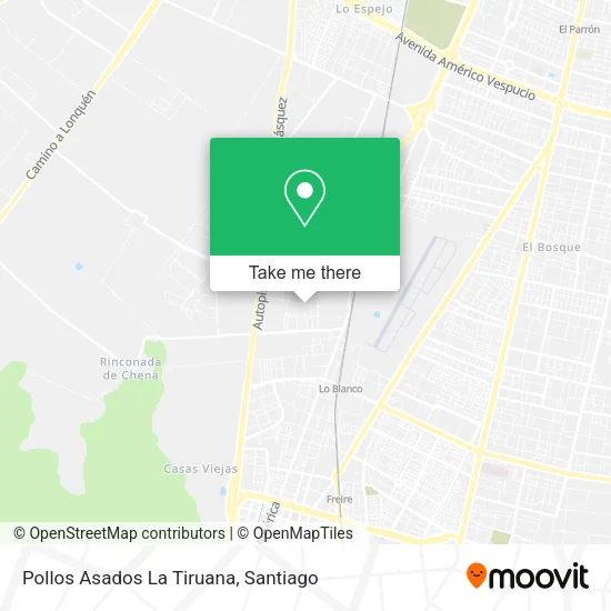 Pollos Asados La Tiruana map