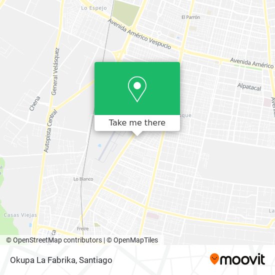 Okupa La Fabrika map